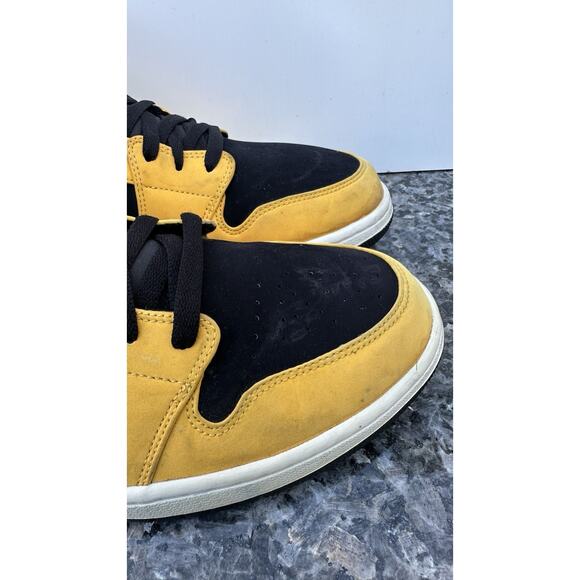 Nike Air Jordan 1 Mid Reverse New Love size 13 554724-071 OG I Black Yellow main image 10